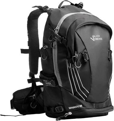 Rugzak zwart crevice bike & skitourrugzak manakau 26 l zwart