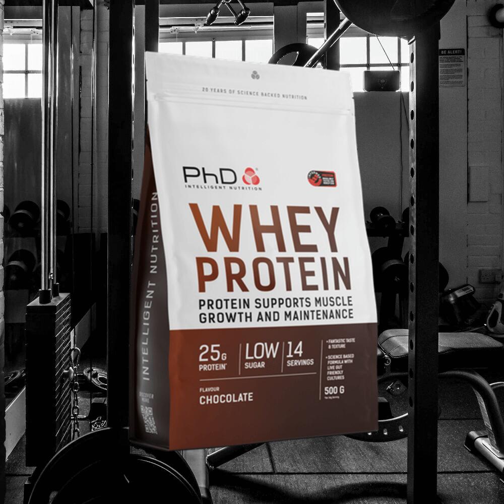 PhD Whey Protein (500g) Chocolate - Protéines 2/3