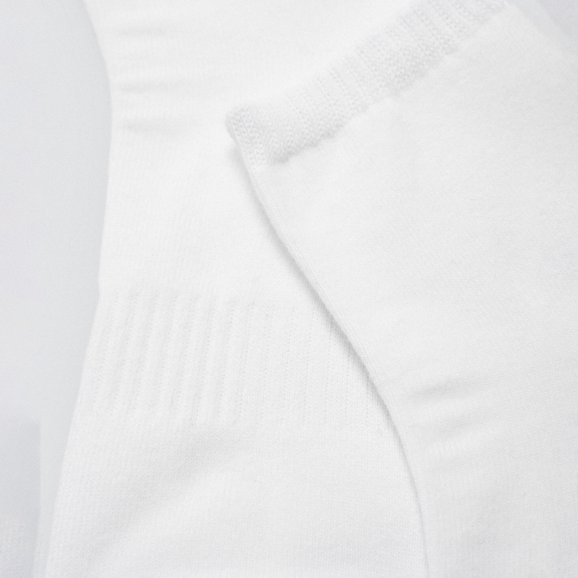 Lot de 3 chaussettes de sport en éponge blanches 3/3