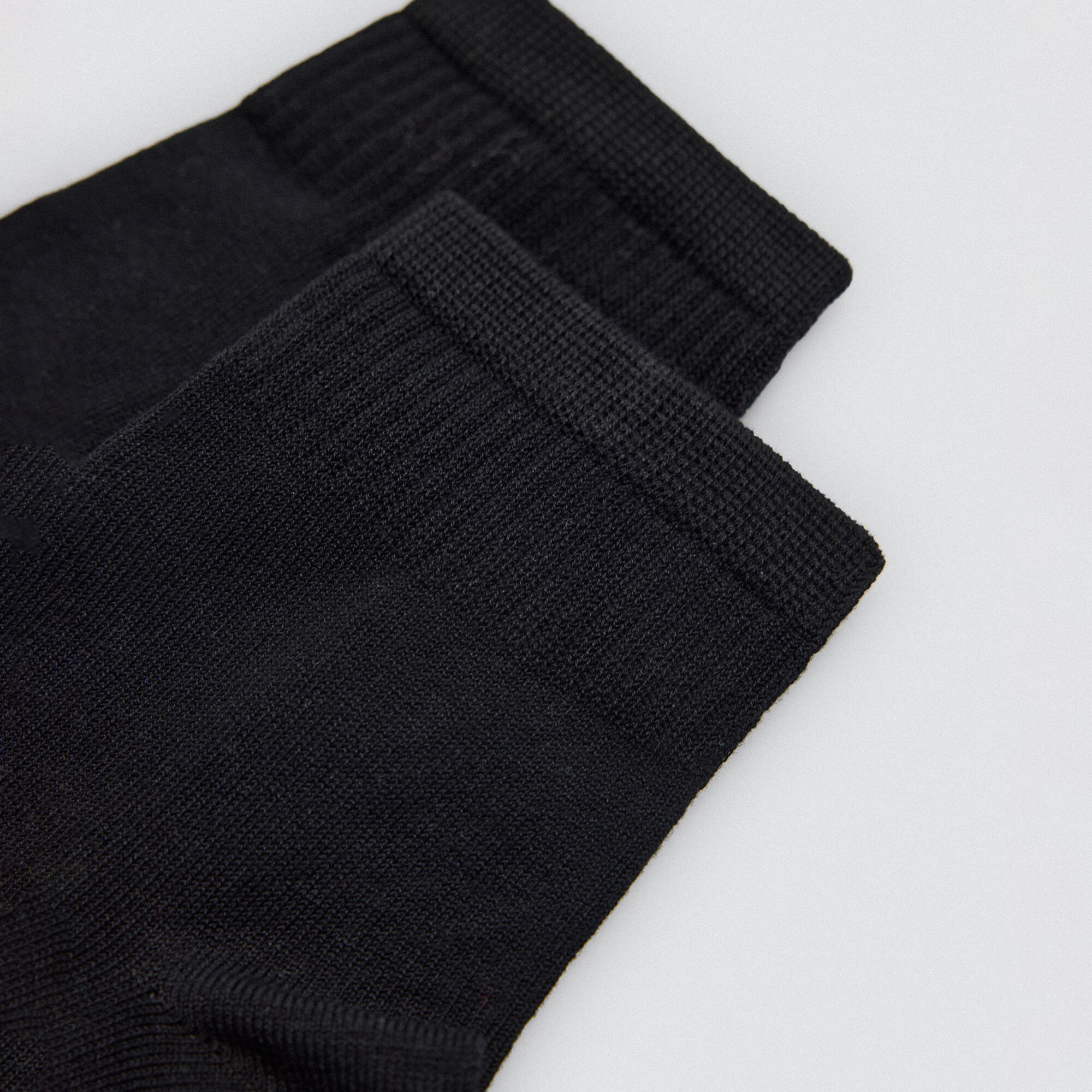 Pack 3 calcetines cortos transpirables negro 4/4