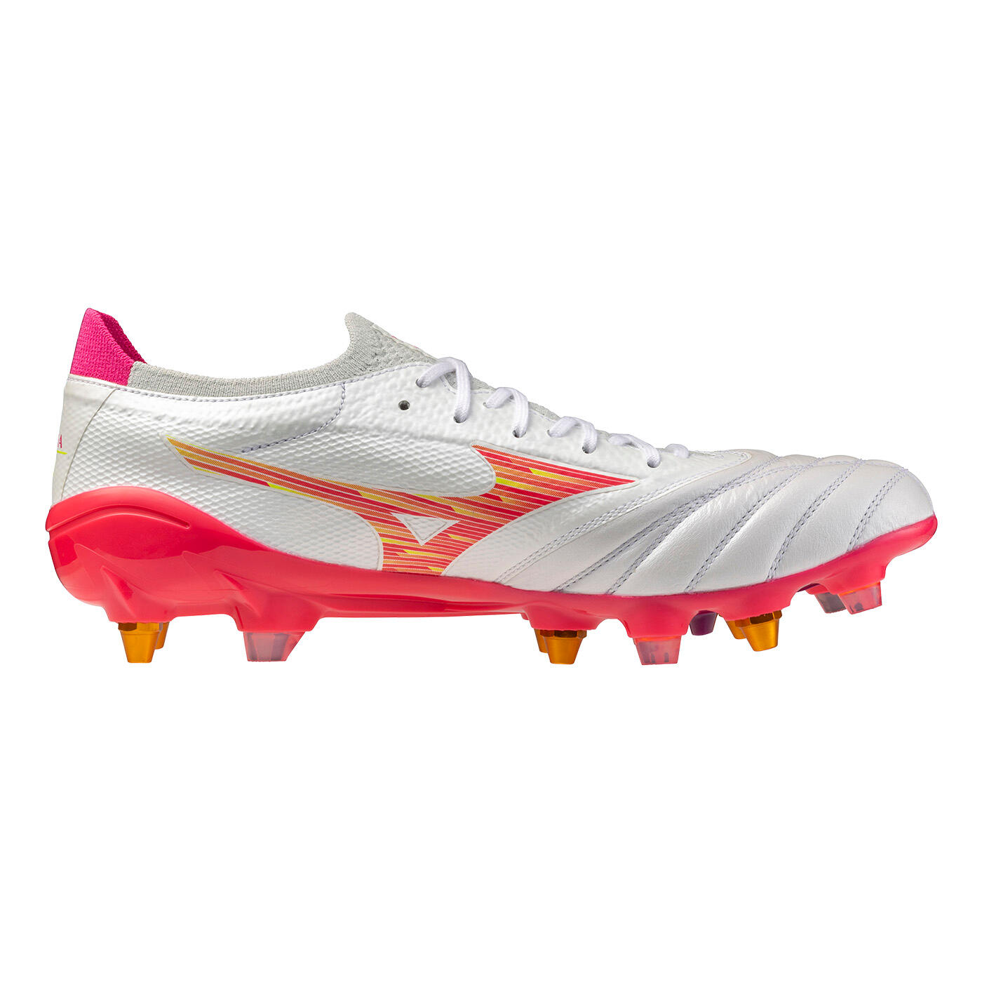Mizuno Morelia Neo IV B Elite Mix Blanco y Rosa 3/7