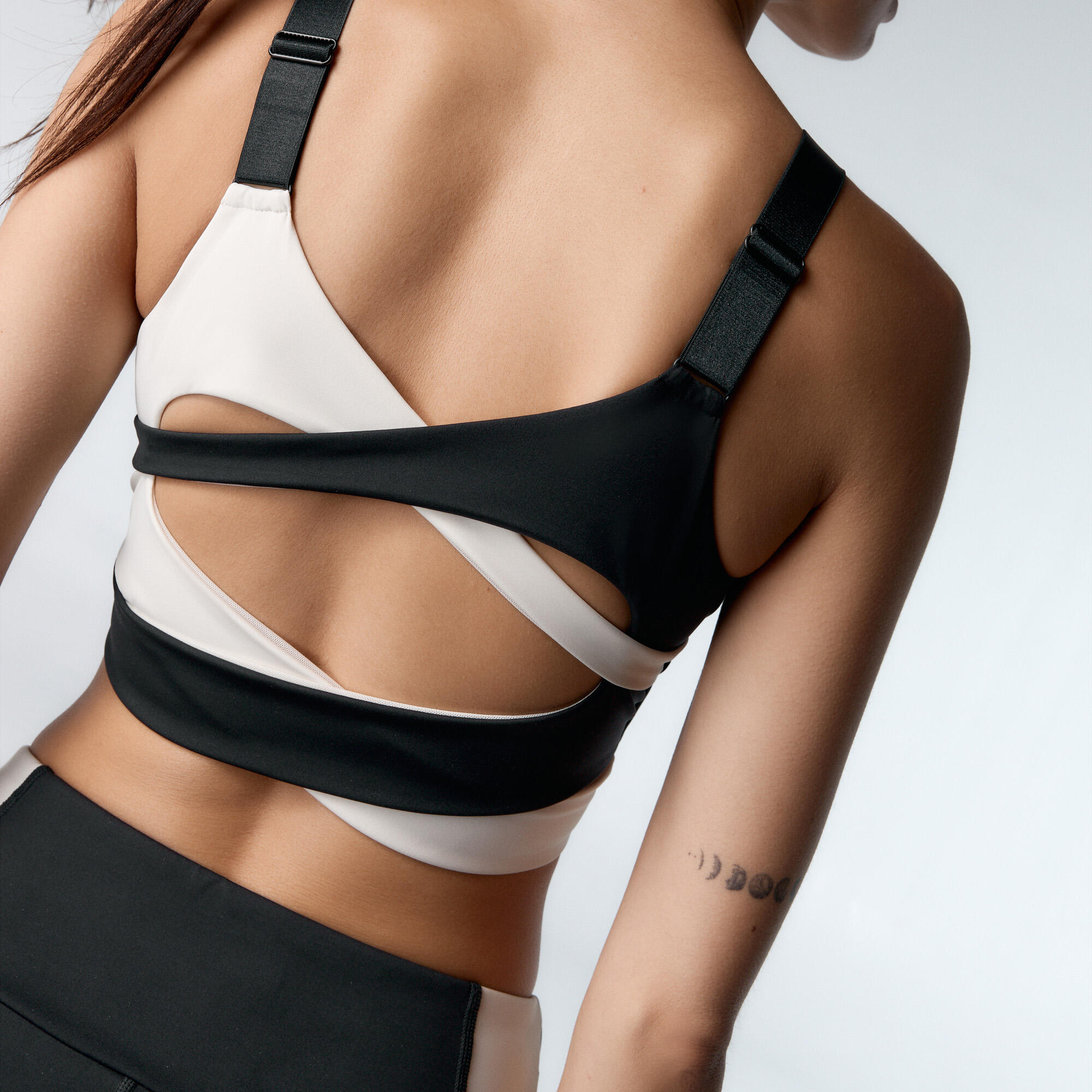 Brassière de sport Boldfit  pour femmes Black Limba 2/7