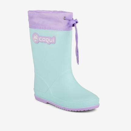 Bottes de pluie enfant Coqui à col ajustable