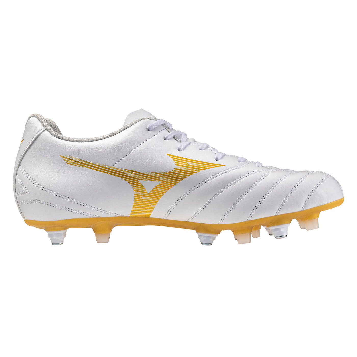 Mizuno Monarcida Neo III Select Mix Bianco e oro Scarpe da calcio 3/6