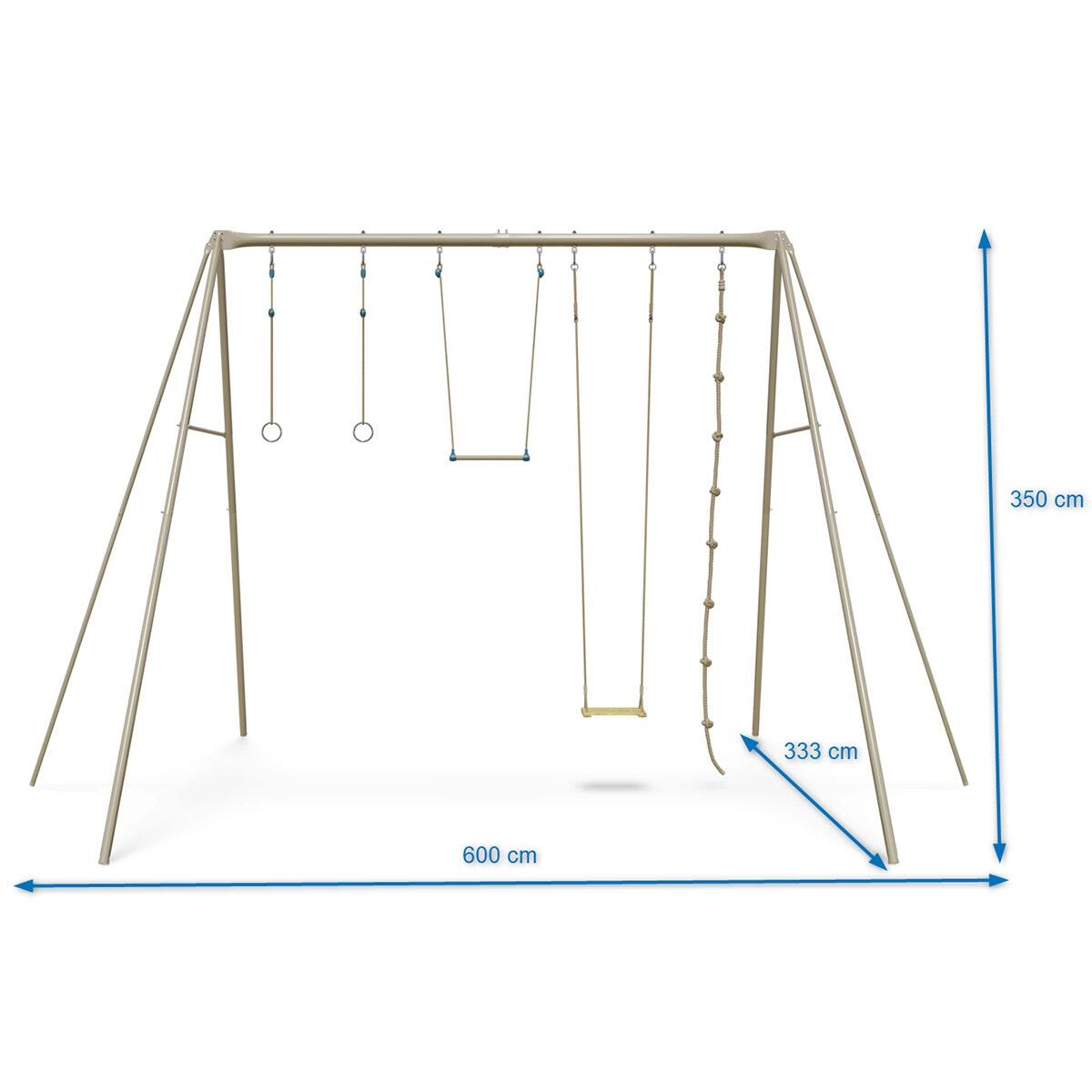 Portique adulte métal 3,50 m - Baxter 2 - 4 personnes 3/7