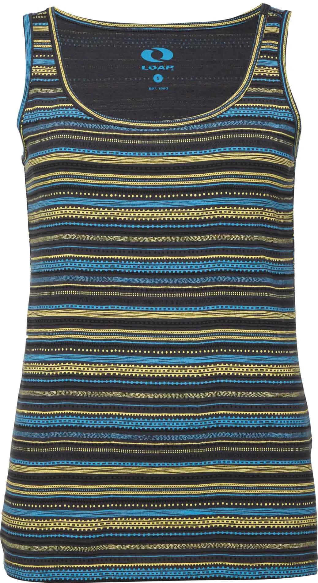 Canotta donna Loap Batlera - 100% cotone, a righe 1/1