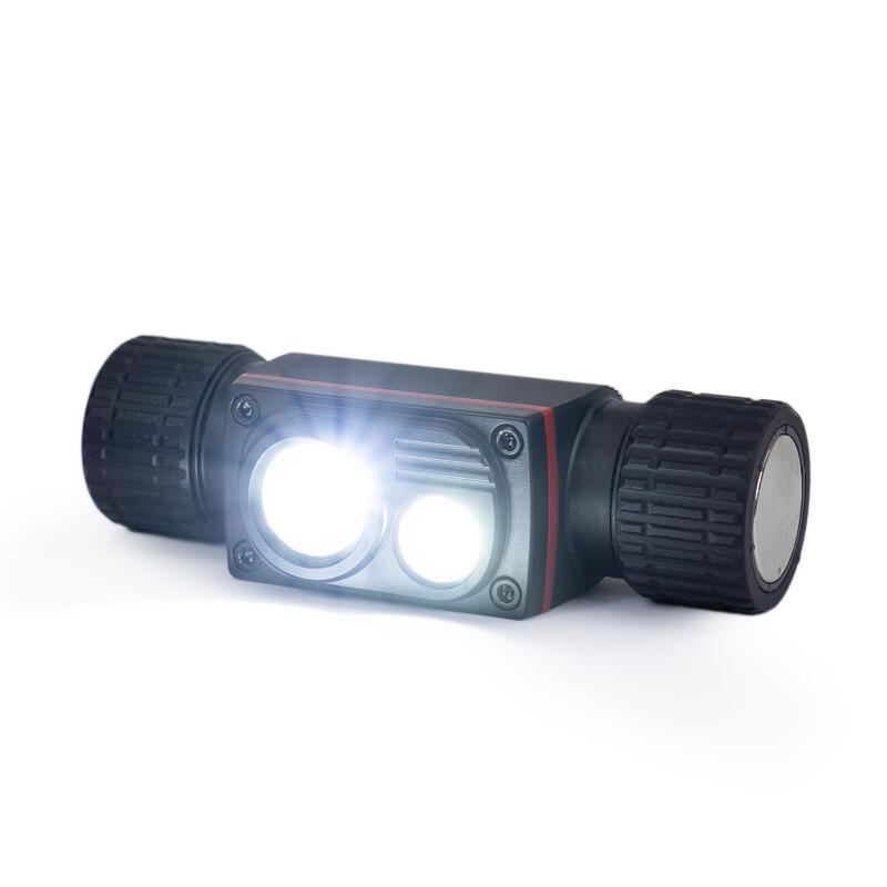 Lanternă frontală Dual LED 1000 lm, IP68, acumulator 2200 mAh