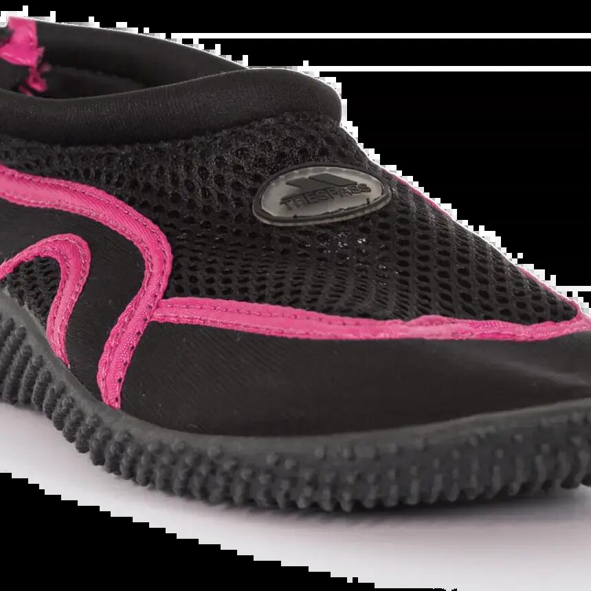 Trespass Paddle Unisex Aqua Shoe Black/Raspberry