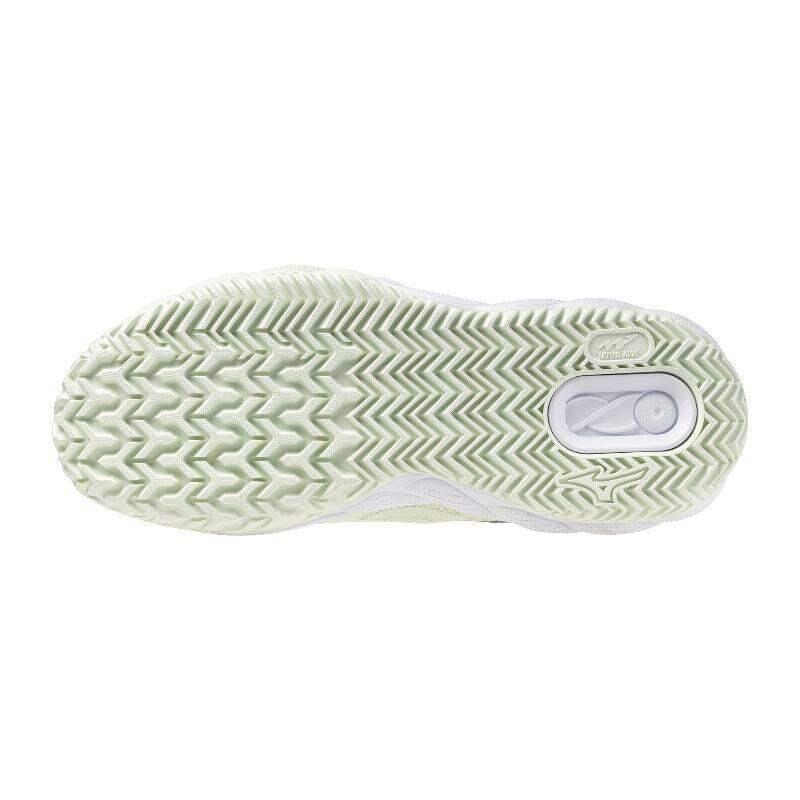 Zapatillas Mizuno Wave Enforcing Court Padel Blanco Fluor Mujer 5/5