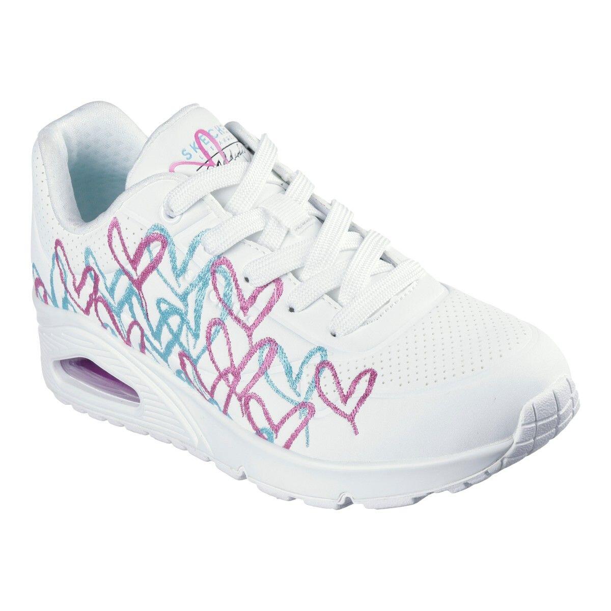 Baskets Femme Baskets Skechers UNO - GOLDEN HEART Multicolore Skechers 2/6