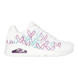 Baskets Femme Baskets Skechers UNO - GOLDEN HEART Multicolore Skechers