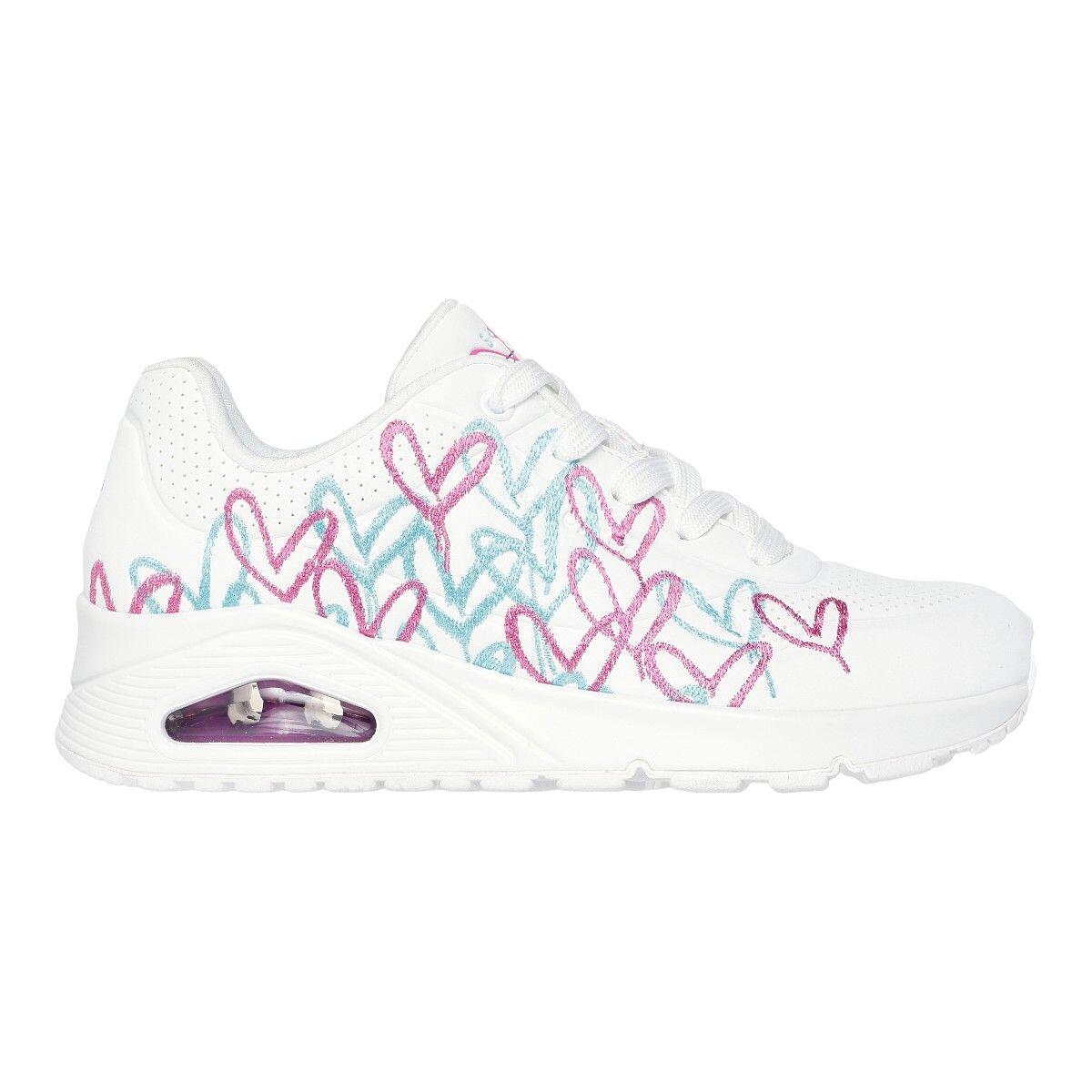 Baskets Femme Baskets Skechers UNO - GOLDEN HEART Multicolore Skechers 1/6