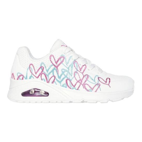 Baskets Femme Baskets Skechers UNO - GOLDEN HEART Multicolore Skechers