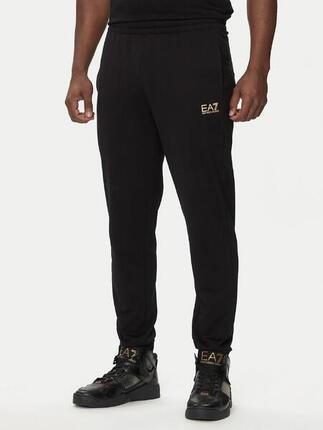 Spodnie dresowe męskie EA7 Emporio Armani sportowe treningowe czarne