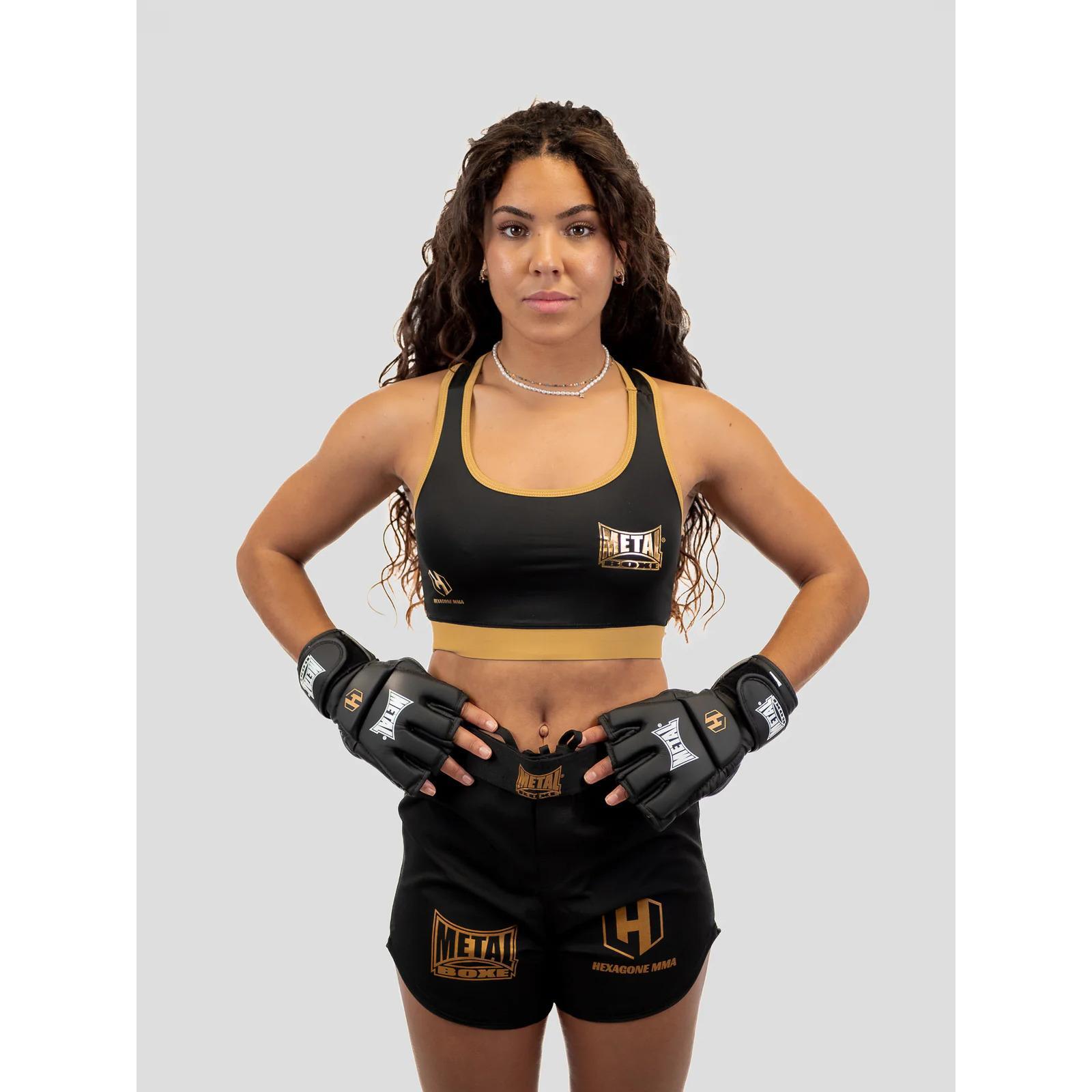 Brassière femme MMA Metal Boxe Hexagone 2/7