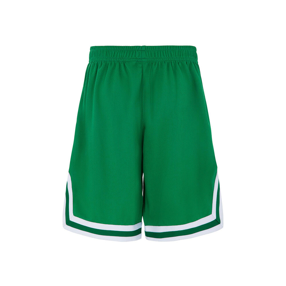 Bermuda in rete con bordo rigato VERDE 3/3