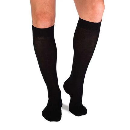Chaussettes longues de compression 3/4 en laine mérinos