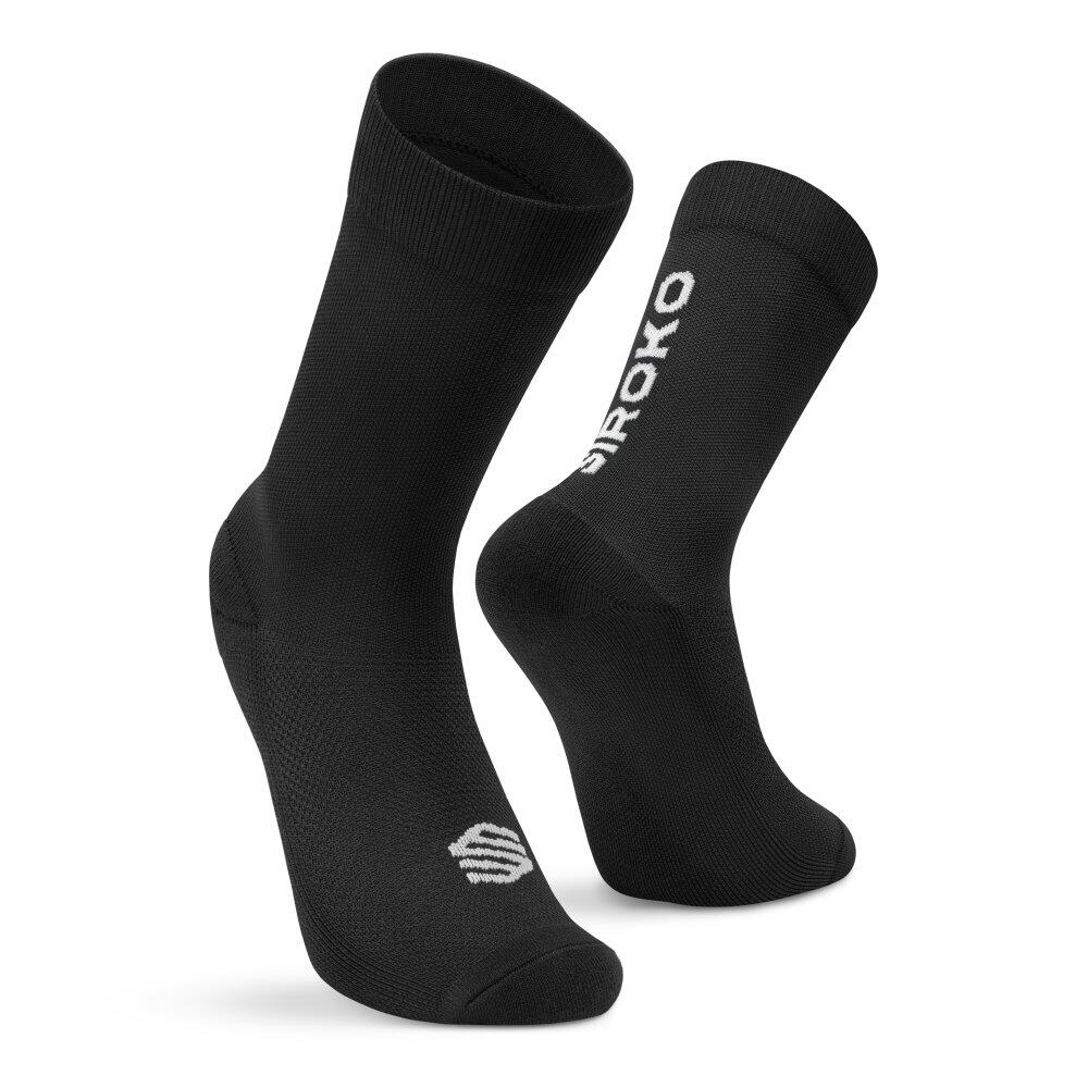 Zimowe skarpetki rowerowe Siroko S3 Black