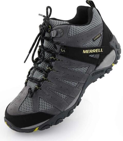 Zapatos de trekking Merrell Accentor 2 Vent Mid WP para hombre Gris