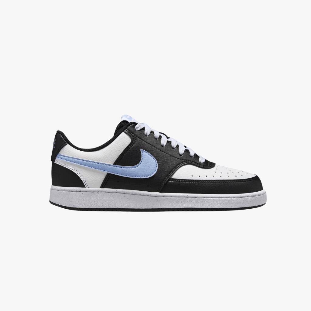 Baskets Nike W Court Vision Low NN 007 noir blanc aluminium 1/7