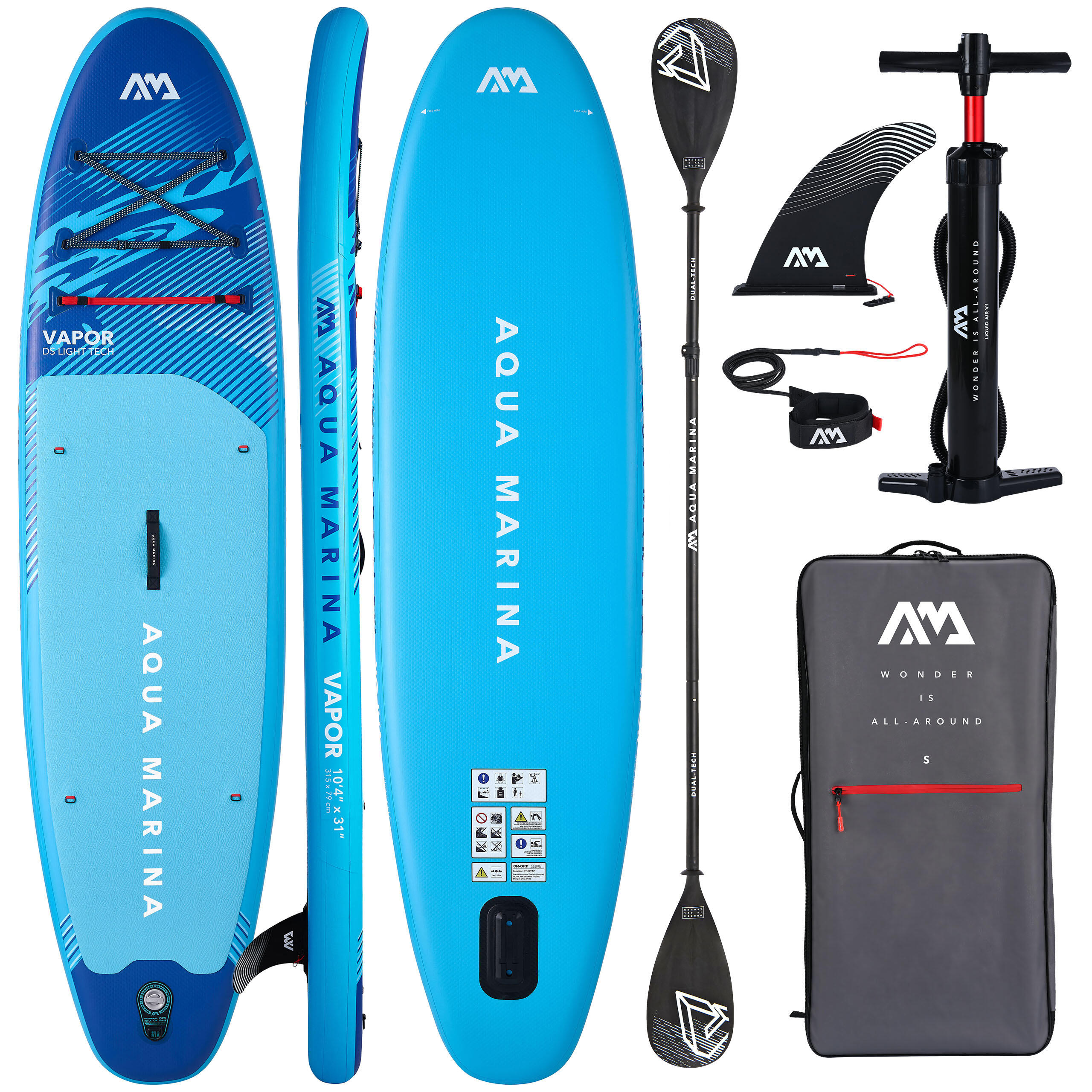 Placă SUP gonflabilă Aqua Marina Vapor 10'4" 2026 + VÂSLĂ DE CAIAC