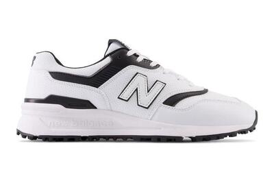 Scarpe da golf da uomo New Balance 997 SL bianche