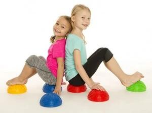 Demi-boule de massage à picots 16 cm – Dôme d'équilibre sensoriel 3/3