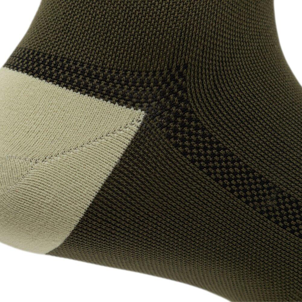 Meias de ciclismo gravel de cano médio Homem e mulher GS2 Green Verde 5/6