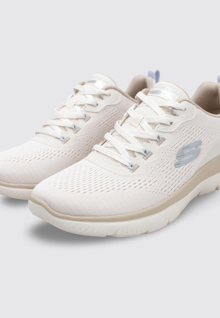 Chaussure de randonnée Baskets Femme Skechers ARCH FIT SUMMITS - DAILY FLOW Blan 3/4
