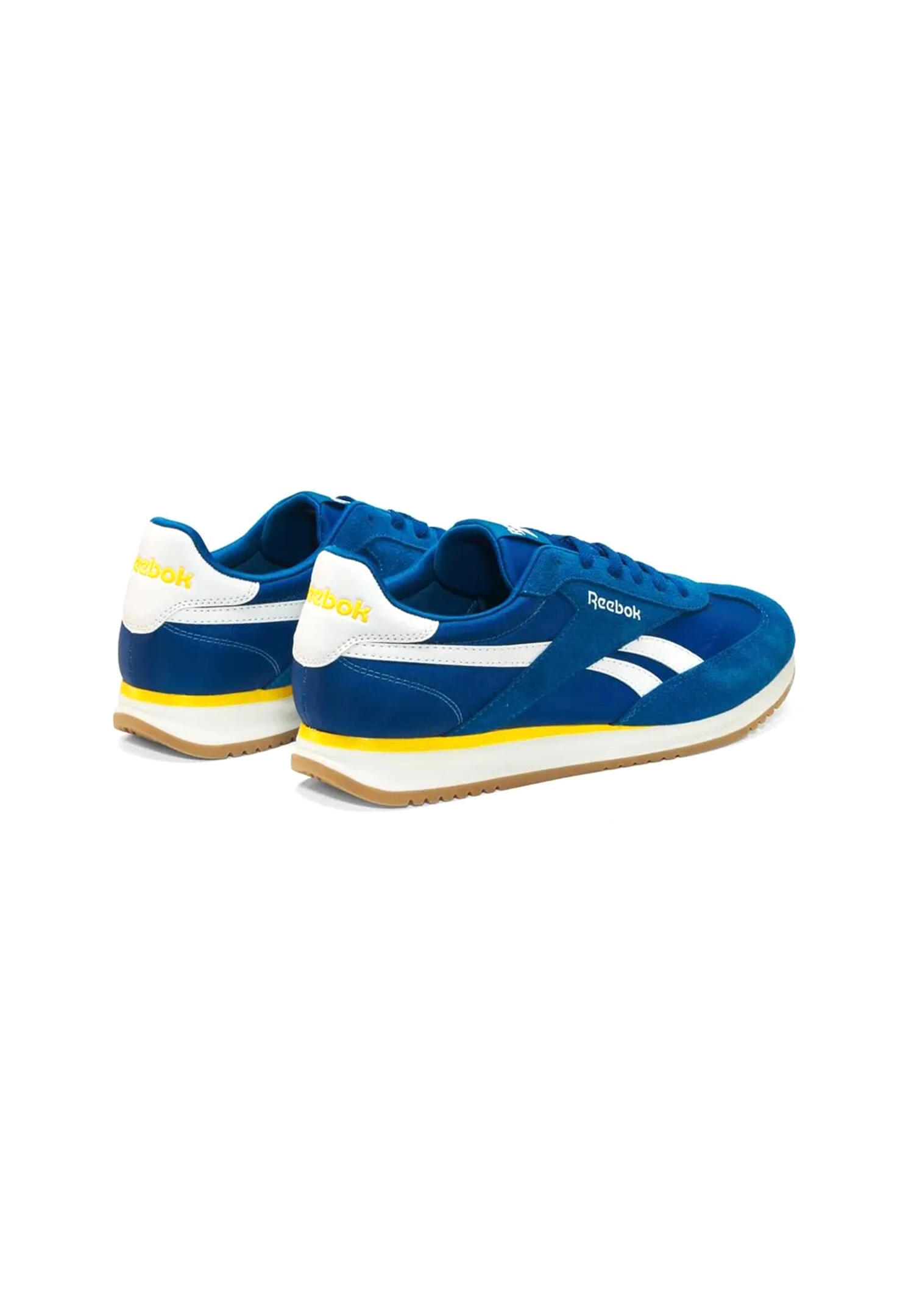 Reebok Unisex Sneaker World 70 Sport 100264051 Blue/Gold/White 3/4