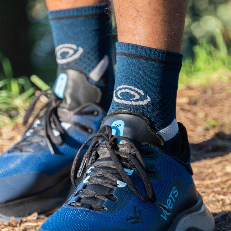 TRAIL ULTRA MID Socken Blau/Grau 4/4