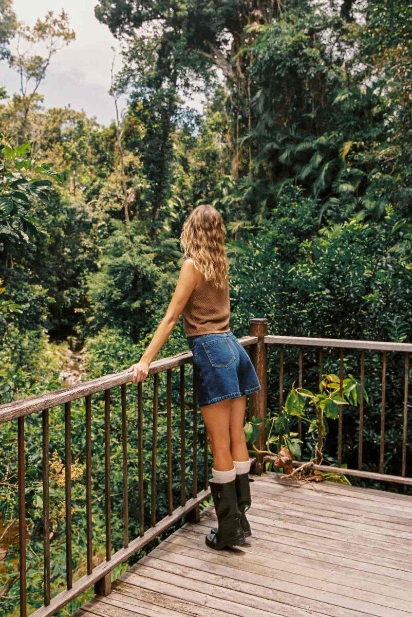Escape - Denim Short Dames 4/6