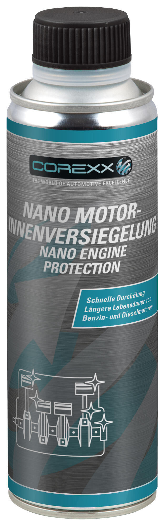 COREXX traitement nano intérieur moteur 300 ml 1/1