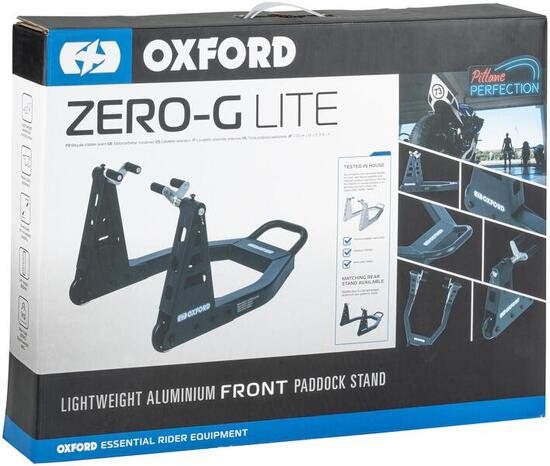 Support avant OXFORD Zero-G-Lite aluminium noir 300 kg 4 kg