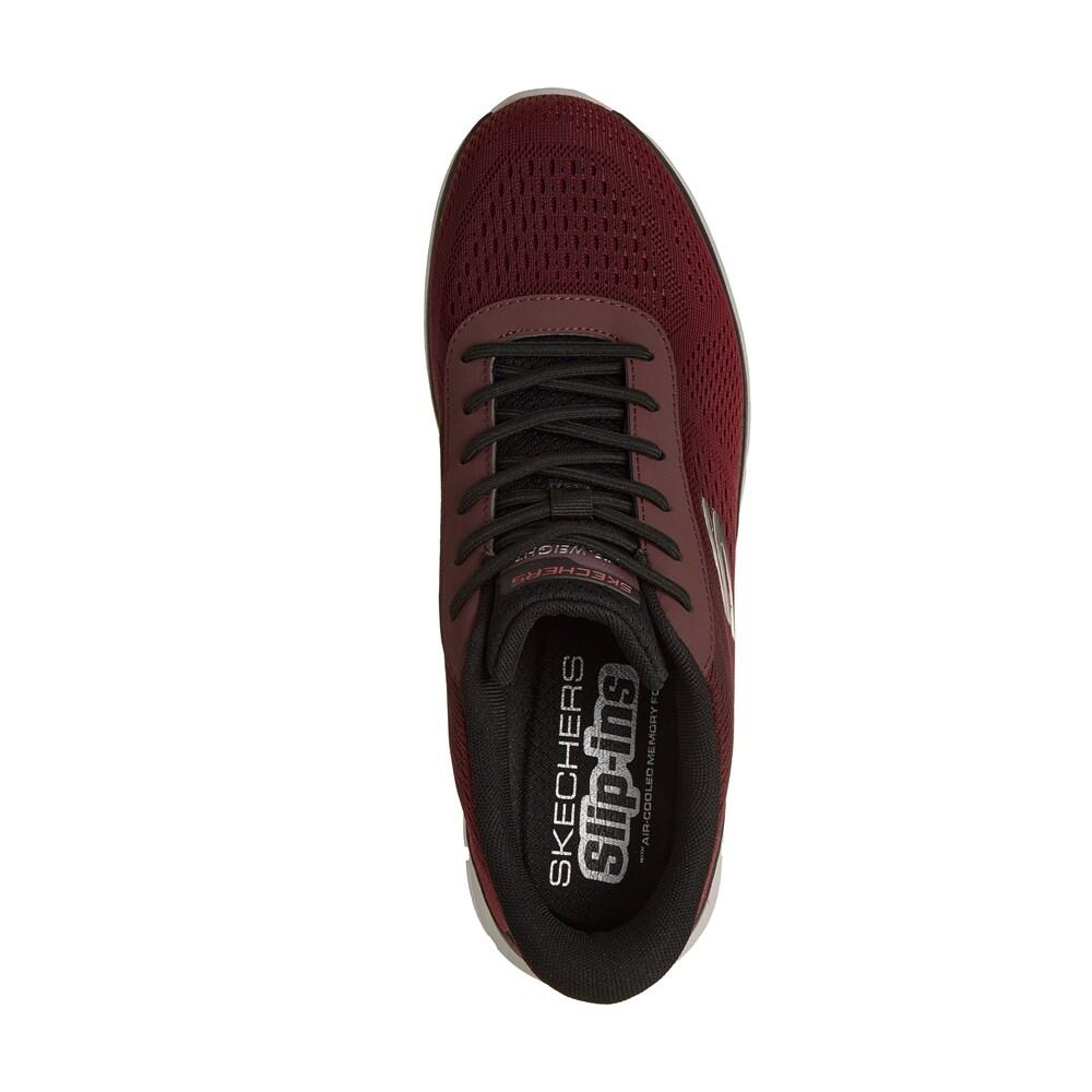 Baskets HOMME Skechers Slip-ins Track tissu ROUGE 5/7
