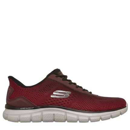 Zapatilla Hombre Skechers Slip-ins Track Tejido Rojo