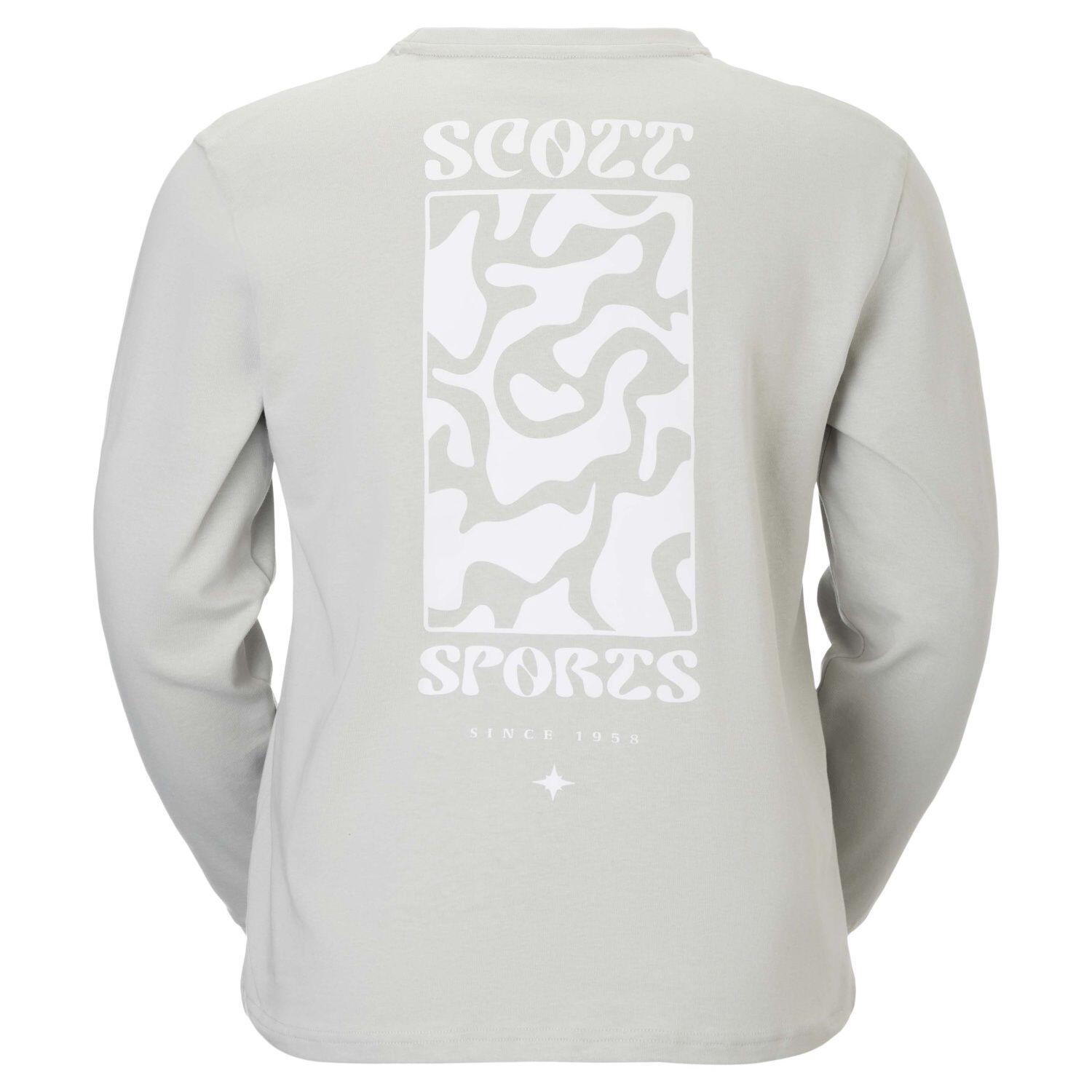 Camiseta de manga larga de hombre Scott GRAPHIC LS gris 2/3