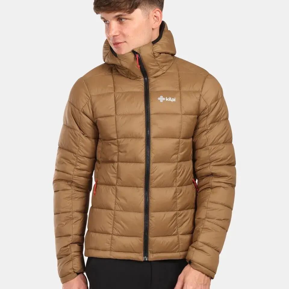 Kilpi Rebeki-M Men's Lightweight Quilted Jacket Brown