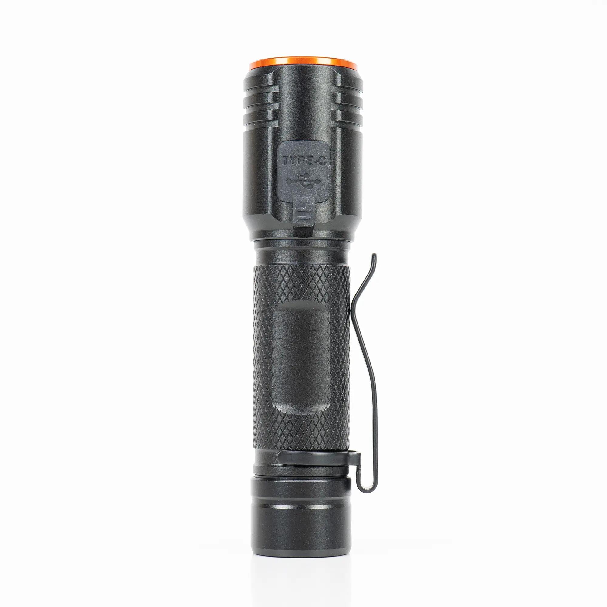 Lampe de poche LED PNI Adventure F650 20W, 2000lm, aluminium, IPX6, batterie inc 2/6