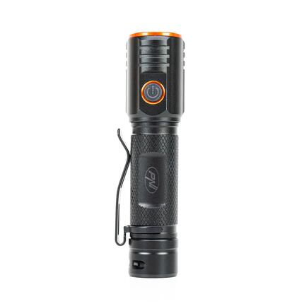 Lampe de poche LED PNI Adventure F650 20W, 2000lm, aluminium, IPX6, batterie inc
