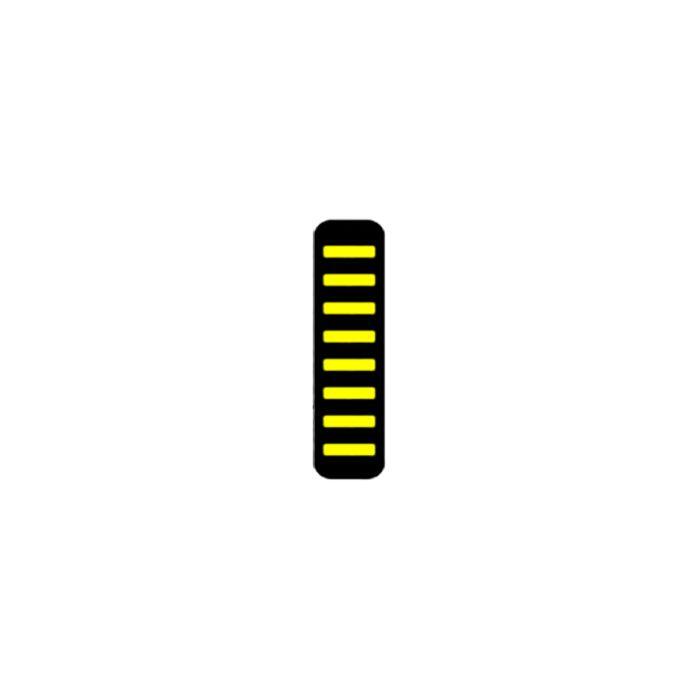 RRP Proguard cable tie, front, sticker, max protection, yellow