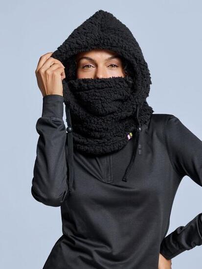 Balaclava - Fluffy - Zwart