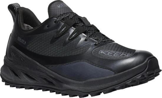 Keen Zionic WP Damen Wasserdichter niedriger Wanderschuh schwarz