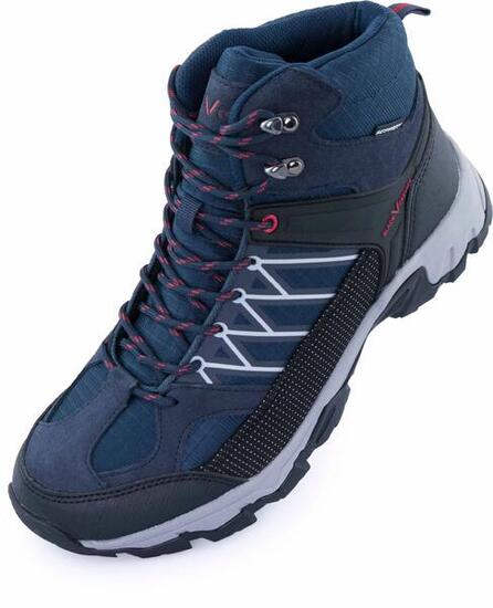 Black Crevice Herren Trekkingstiefel hoher Schaft wasserdicht Leder-Textil