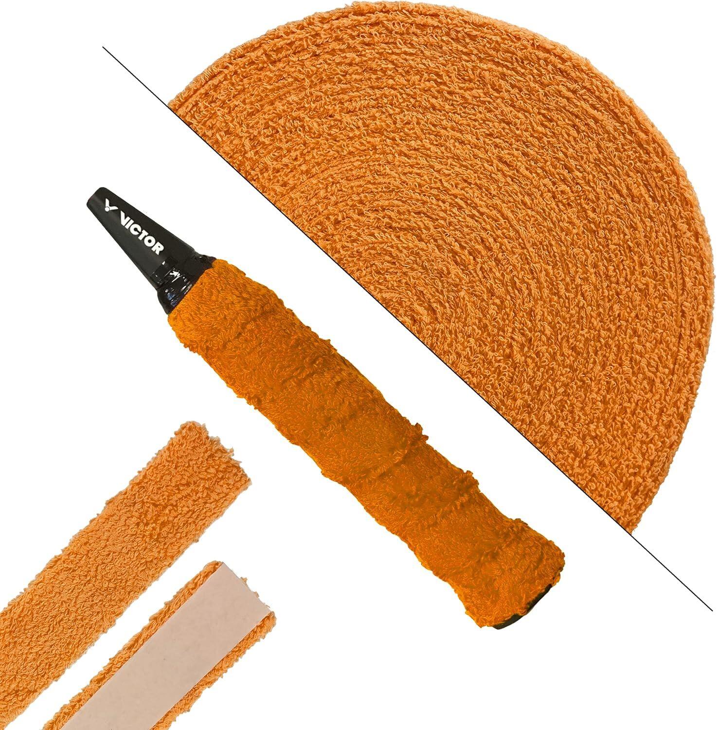 Victor Frotte Badminton & Tennis Racket Handtuchgriff Rolle 12M Orange 2/4