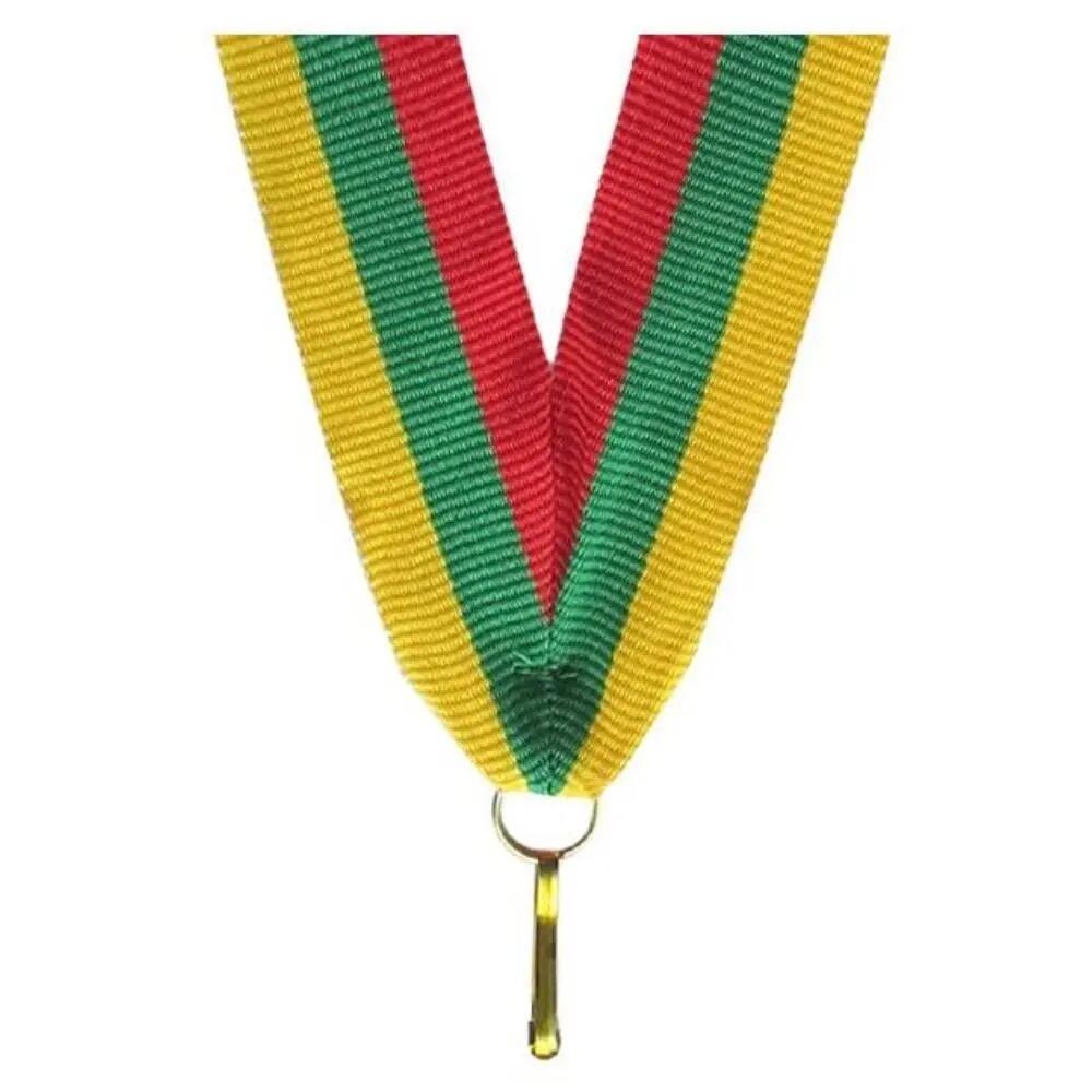 Snur Medalie Rosu/Verde/Galben 1/4