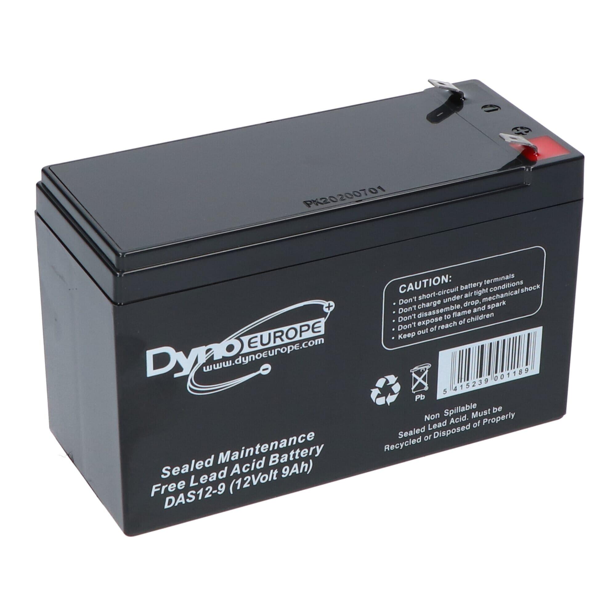 Akumulator ołowiowy Dyno Europe 12V 9Ah
