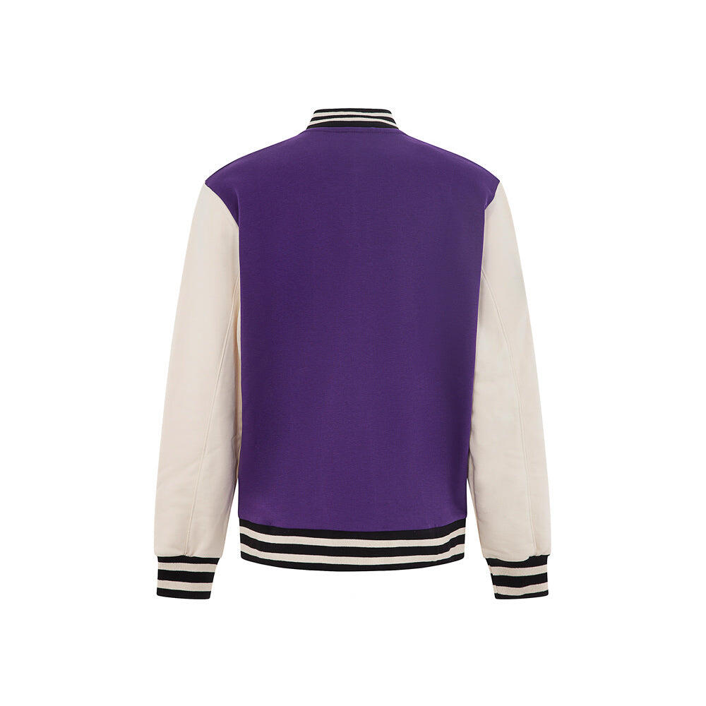 Varsity jacket in felpa Iconic VIOLA 2/6