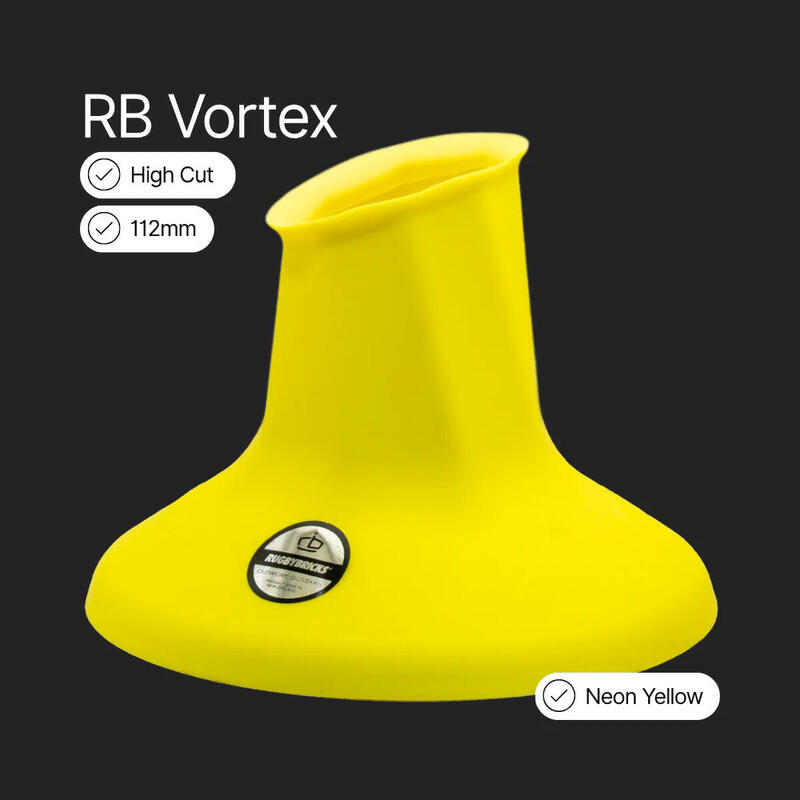 Bricks Vortex High Cut Tee de rugby Galben fluo