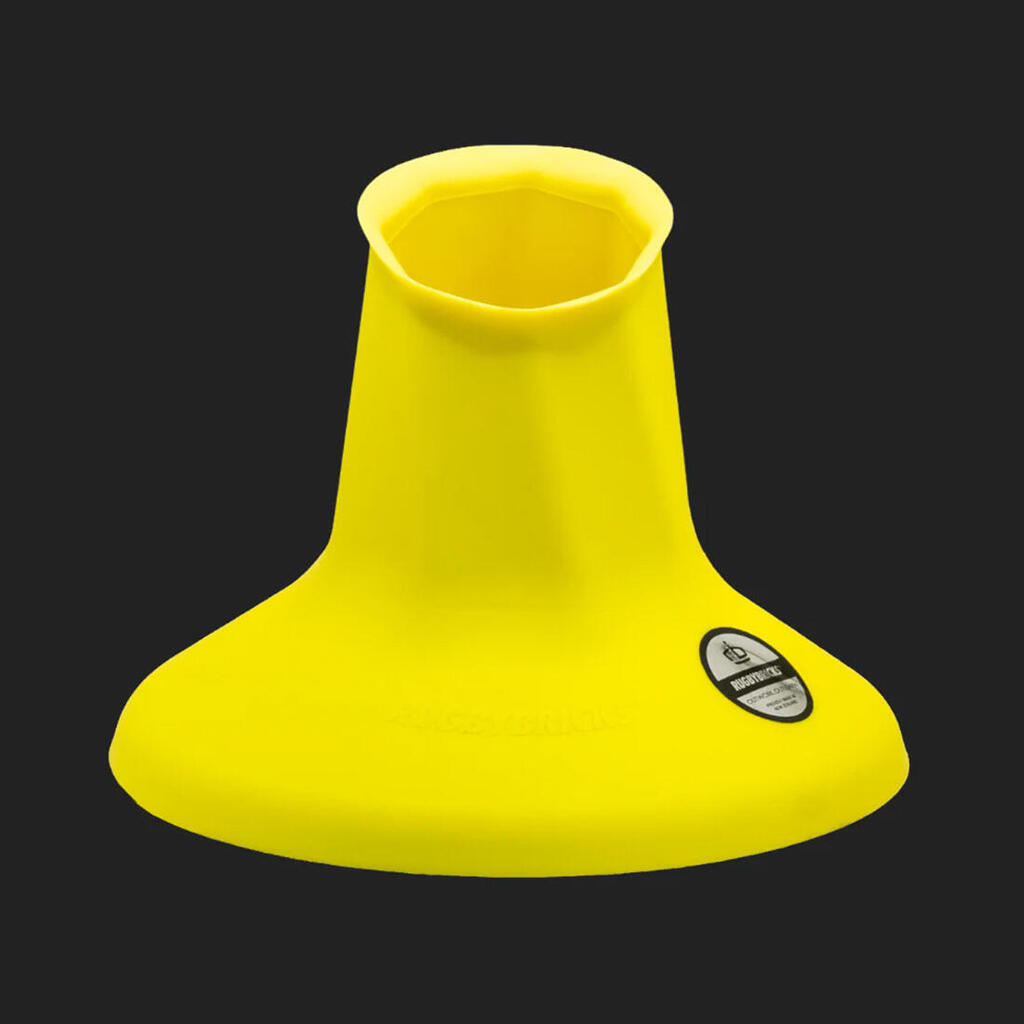 Bricks Vortex High Cut Rugby Tee Yellow fluo